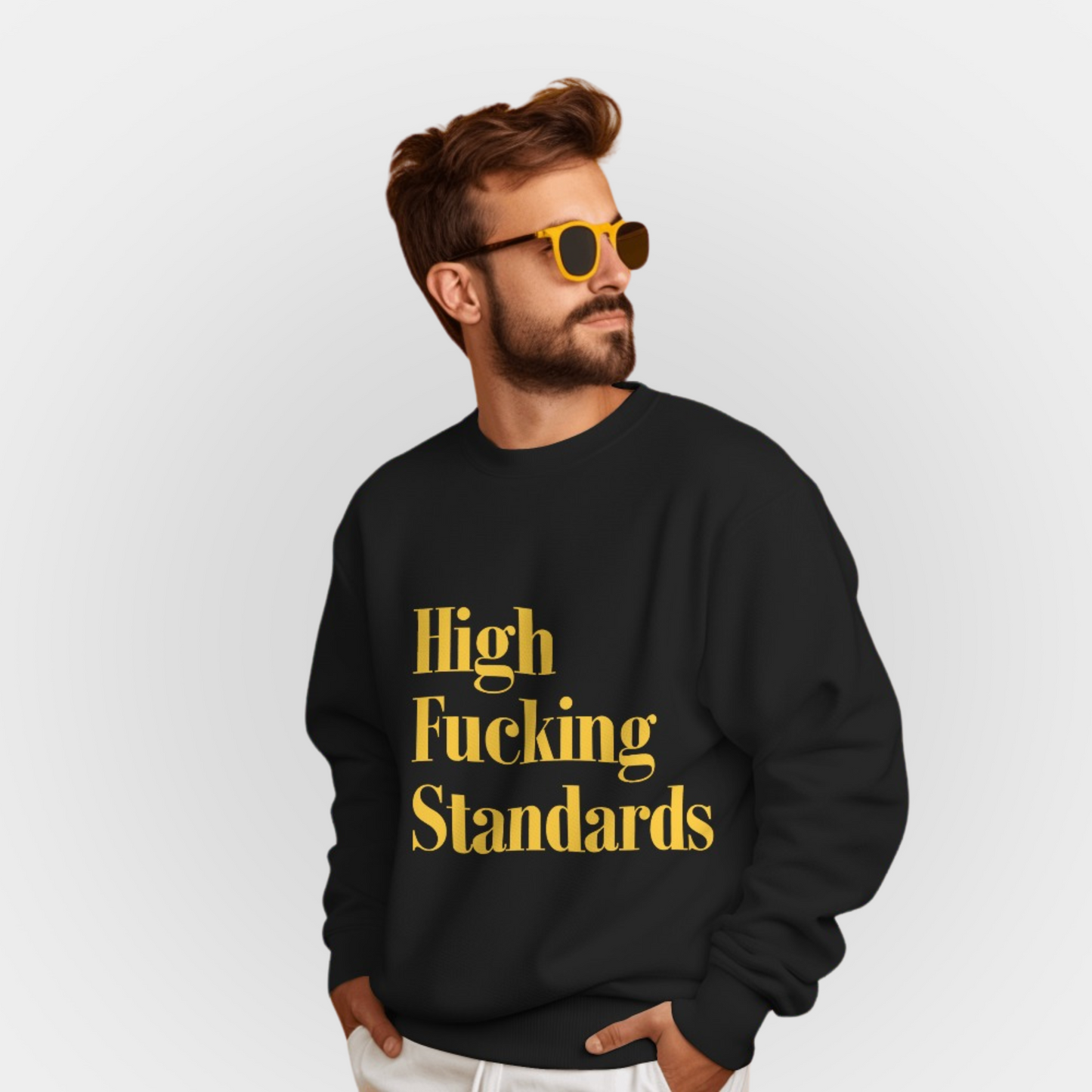 High Standards Graphic Printed Sweatshirt