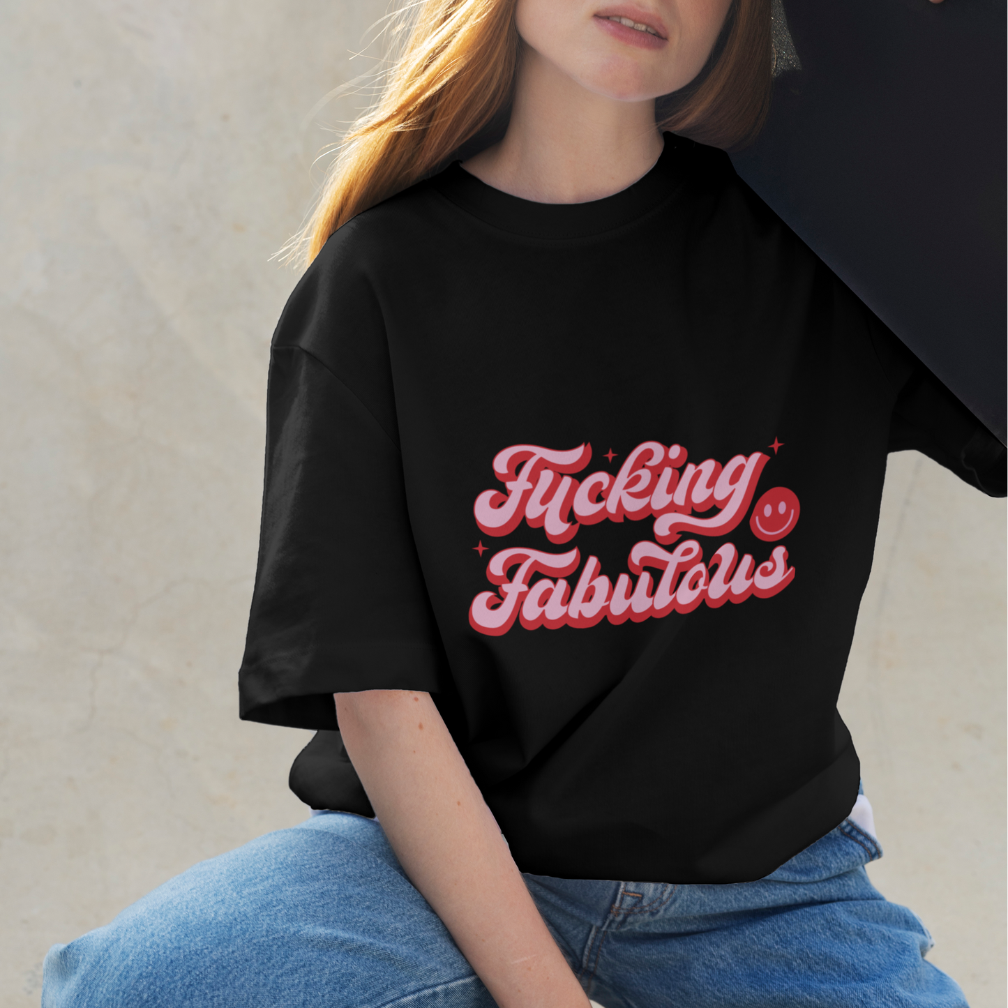 Fabulous Oversized Graphic Printed T-Shirt