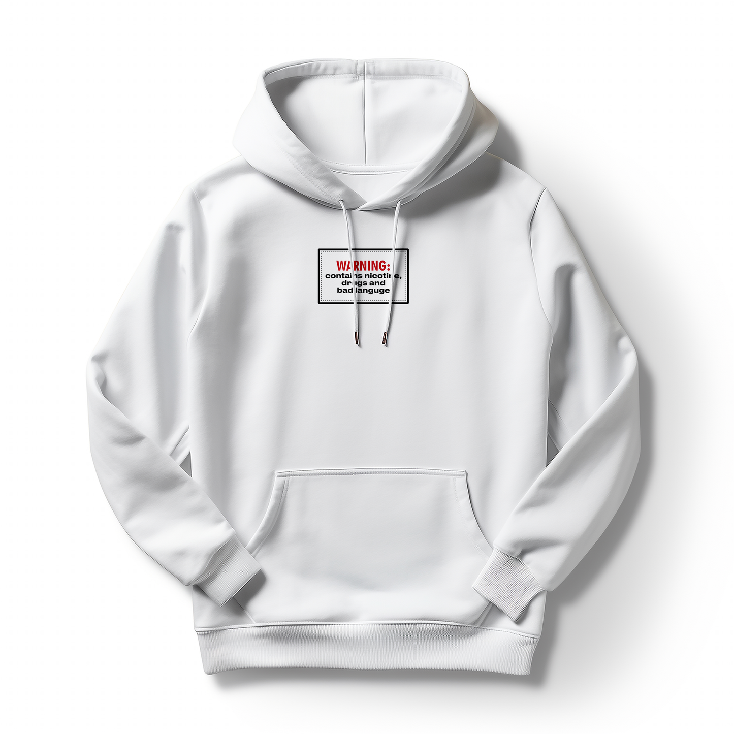 Disclaimer Graphic Printed Hoodie