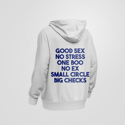 No Stress Graphic Printed Hoodie