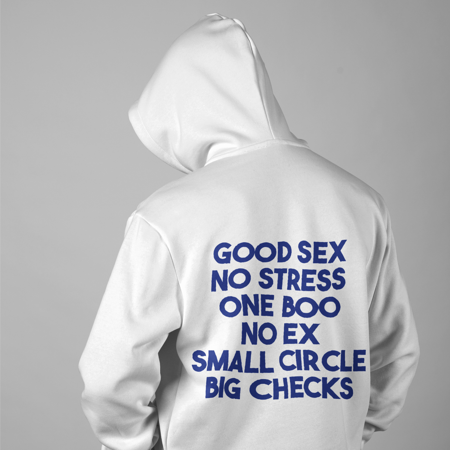 No Stress Graphic Printed Hoodie