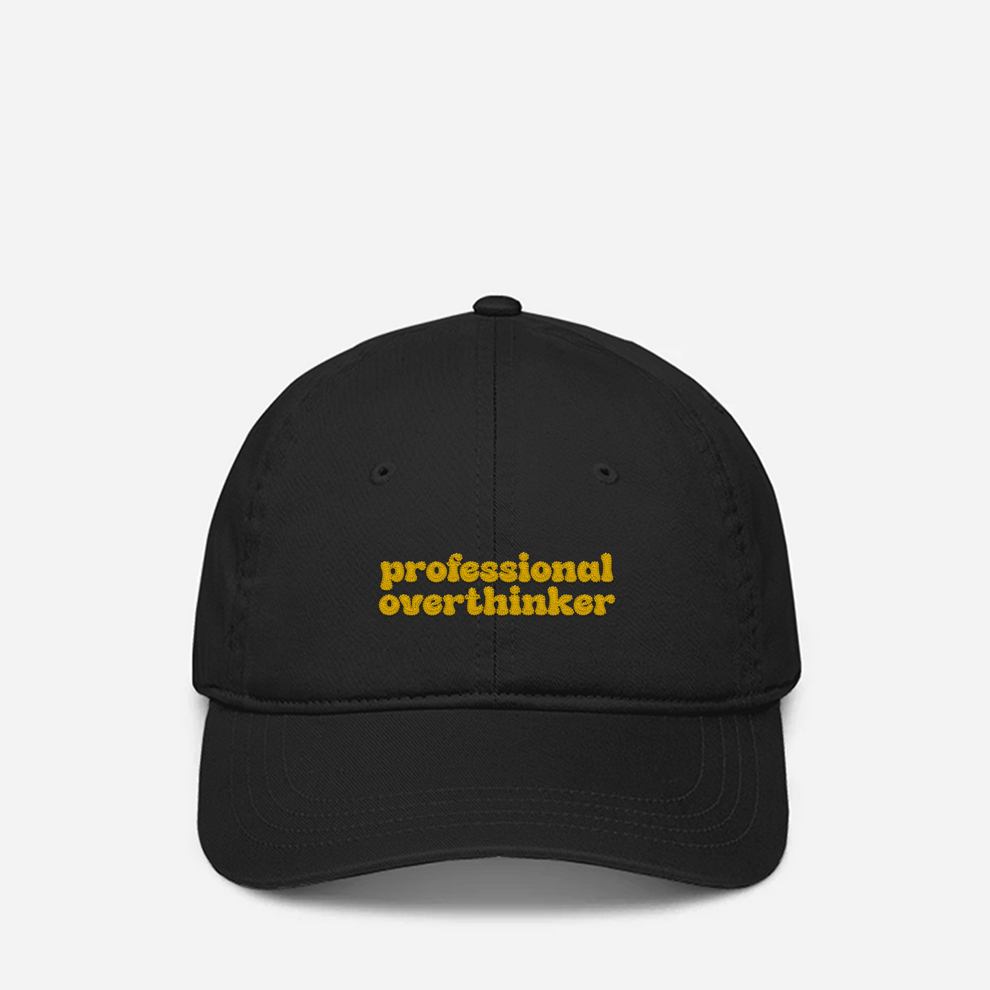 Professional Overthinker Embroidered Baseball Cap Unisex