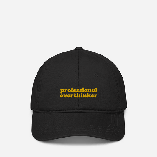 Professional Overthinker Embroidered Baseball Cap Unisex