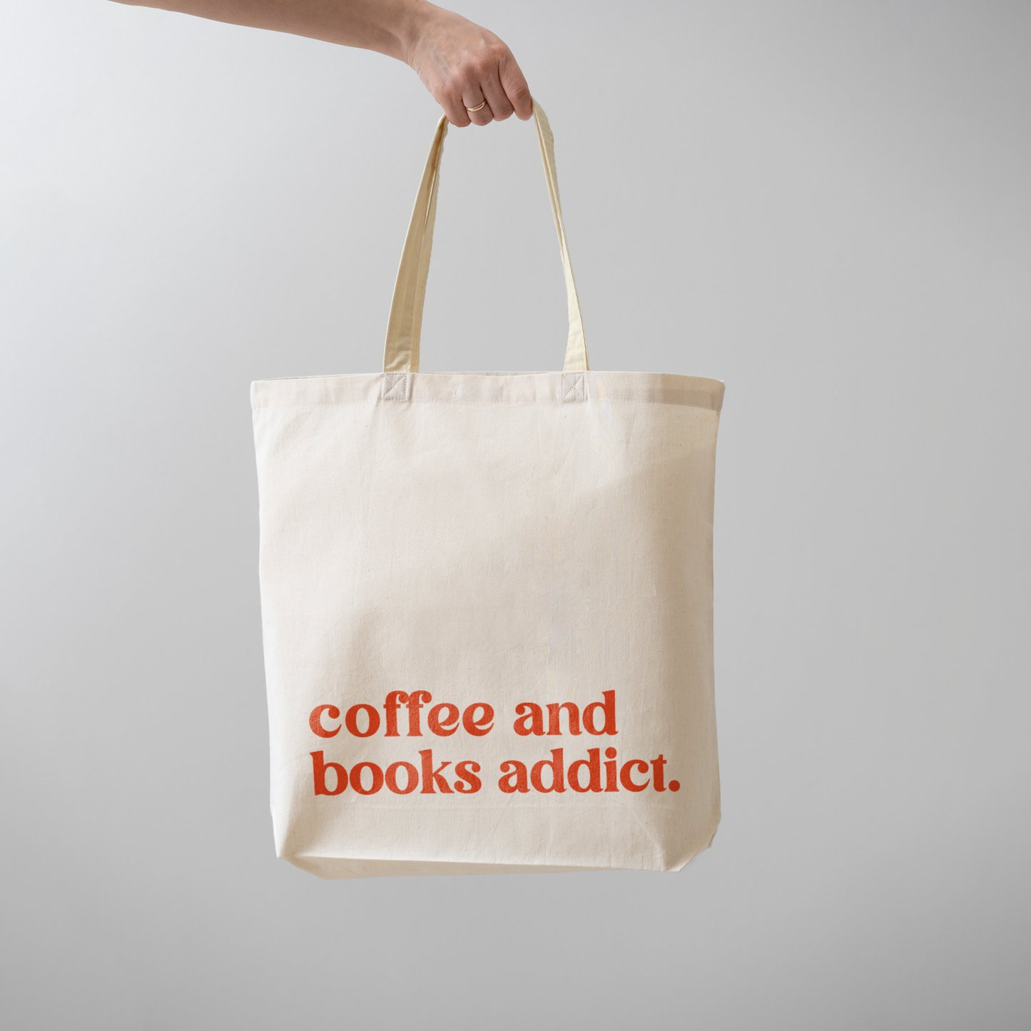 Coffee And Books Addict Tote Bag