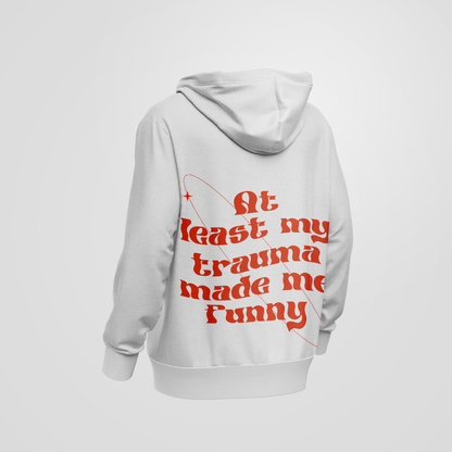 Funny Trauma Graphic Printed Hoodie